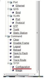 TFTP Configuration list