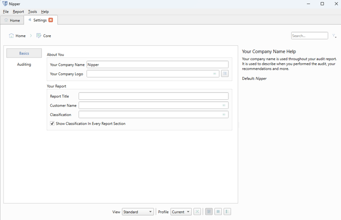 Nipper-custom-setttings