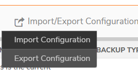 SonicWall export